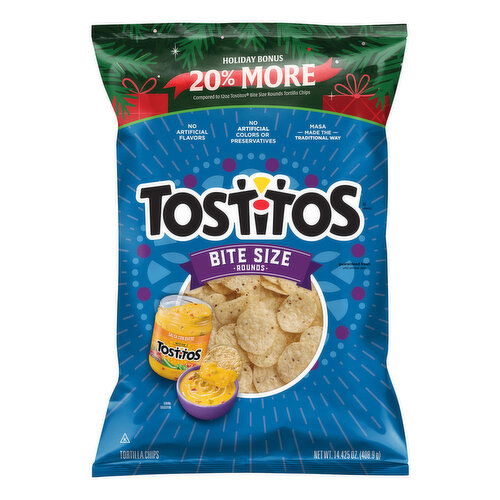 Tostitos Bite Size Rounds 20% More