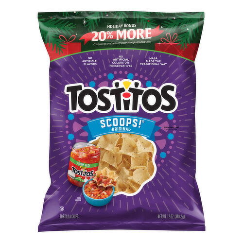 Tostitos Scoops 20% More