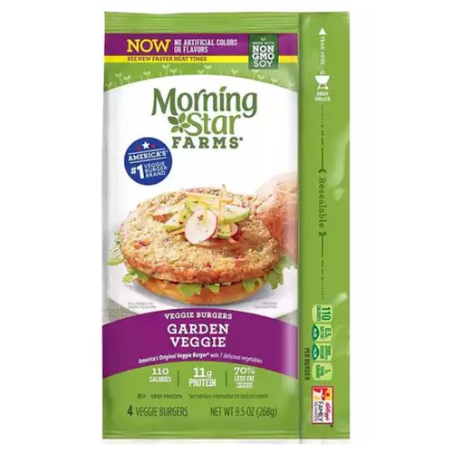 MorningStar Farms Garden Veggie Burgers