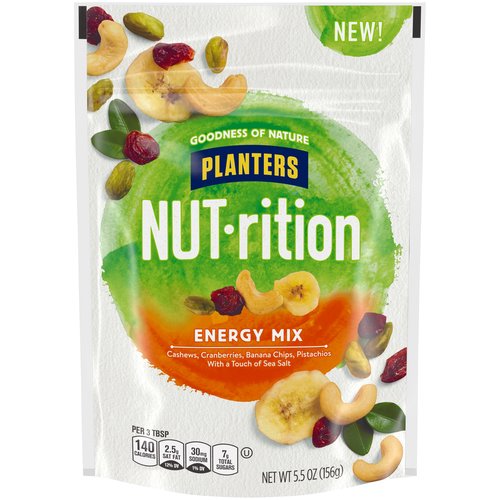 Planters Nut-rition Energy Mix With Dried Cranberries, Lightly Salted