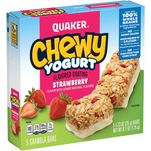 Quaker Chewy Yogurt Strawberry Granola Bars