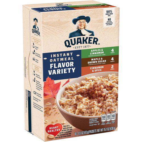 Quaker Instant Oatmeal, Variety Pack