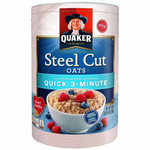 Quaker Steel Cut Oats, Quick 3-Minute