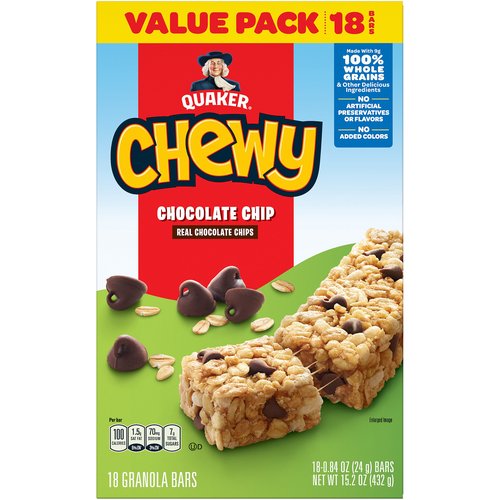 Quaker Chewy Chocolate Chip Granola Bars