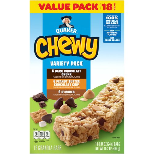 Quaker Chewy Granola Bars, Variety