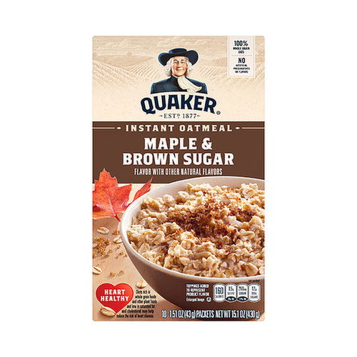 Quaker Instant Oats Maple Brown Sugar