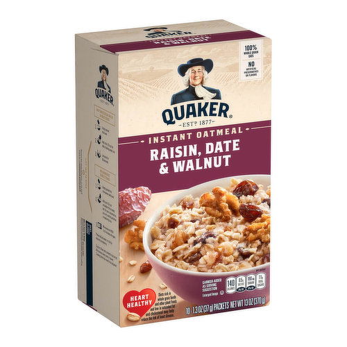 Quaker Instant Oats Raisin Date Walnut