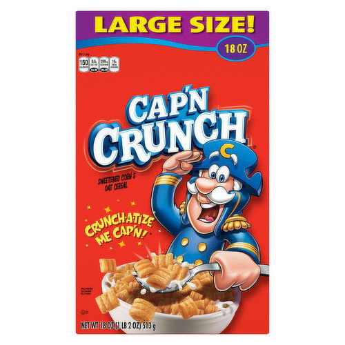 Cap'n Crunch Cereal Large Box
