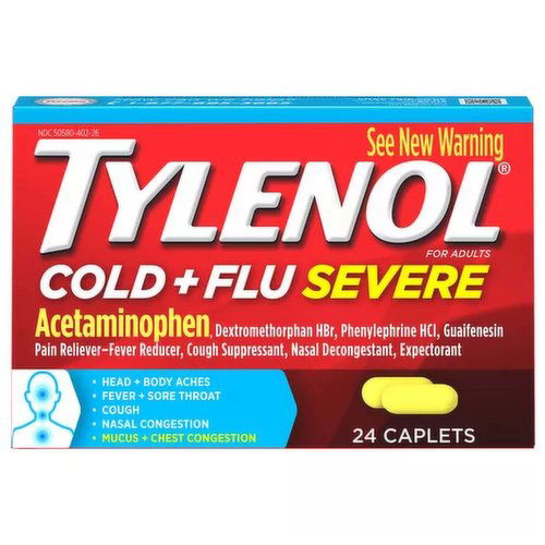 Tylenol Severe Cold & Flu Caplets