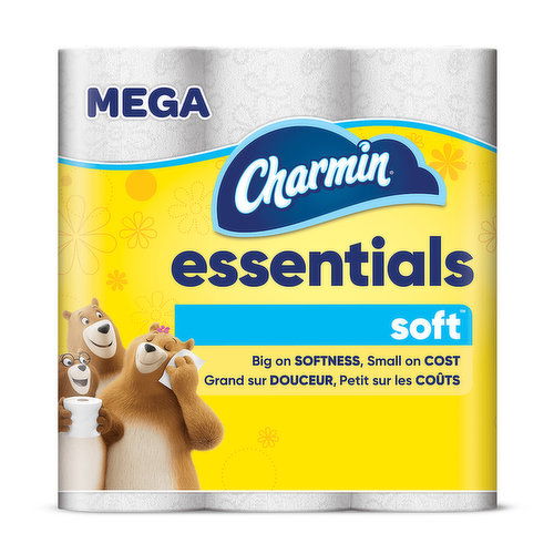 Charmin Essentials Soft Bath Tissue Mega Rolls