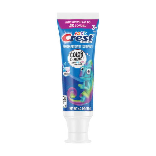 Crest Kids Advance Color Changing Toothpaste