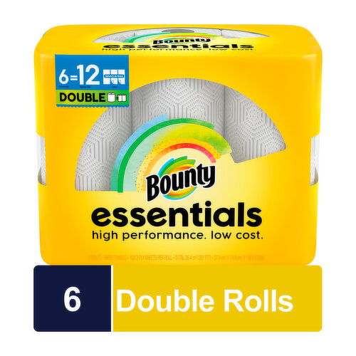 Bounty Essentials Select-a-Size Double Rolls