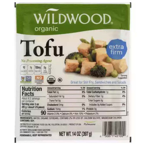 Wildwood Organic Extra Firm Tofu