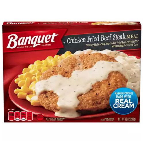 Banquet Chicken Fried Beef Steak 