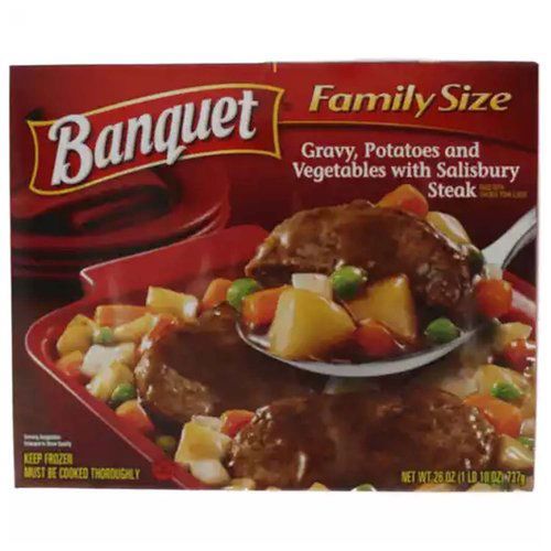 Banquet Salisbury Gravy Potatoes & Vegetables