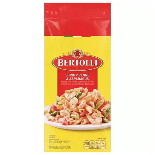 Bertolli Shrimp Penne & Asparagus