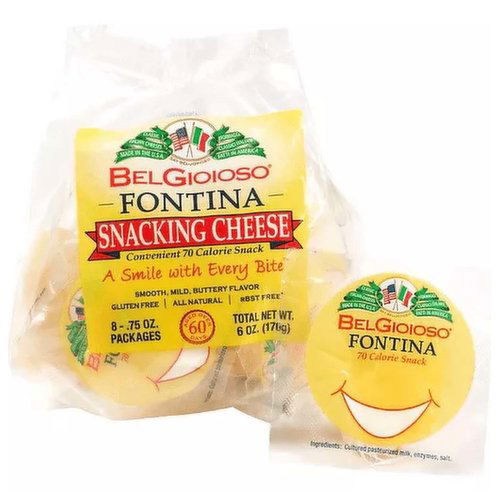 Fontina Cheese Snack Pack