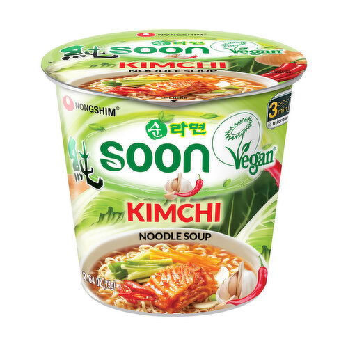 Nongshim Soon Kimchi Noodle Soup Cup