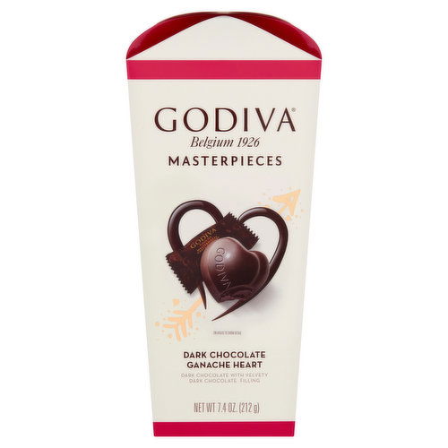 Valentines Godiva Dark Chocolate Heart Box