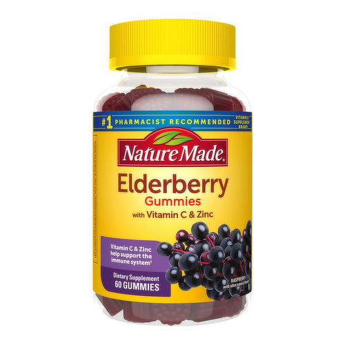 Nature Made Elderberry Gummies with Vitamin C & Zinc