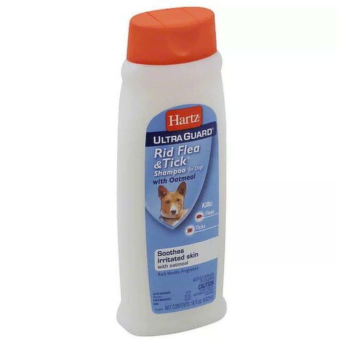 Hartz Fast Acting Rid Flea & Tick Oatmeal Shampoo For Dogs