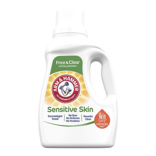 Arm & Hammer Sensitive Skin Free & Clear 50 Loads Liquid Laundry Detergent