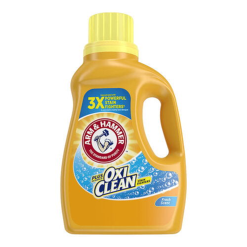 Arm & Hammer Plus OxiClean Fresh Scent Liquid Laundry Detergent 35 Loads