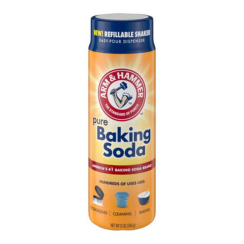 Arm & Hammer Pure Baking Soda Refillable Shaker