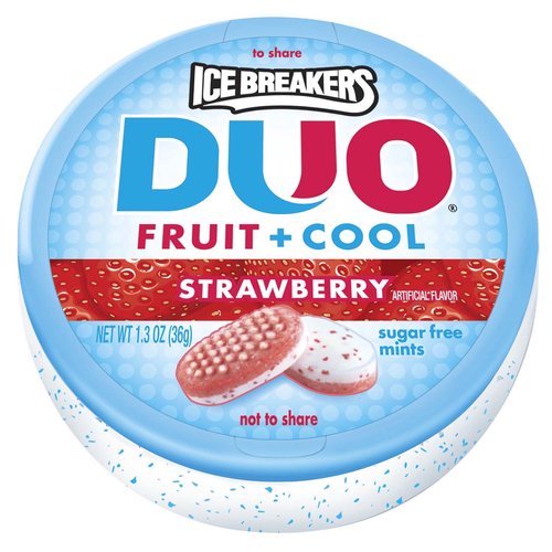 Ice Breaker Duo Strawberry Mint Tin