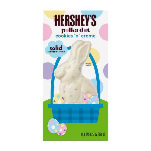 Easter Hershey Polka Dot Cookies n Cream Bunny
