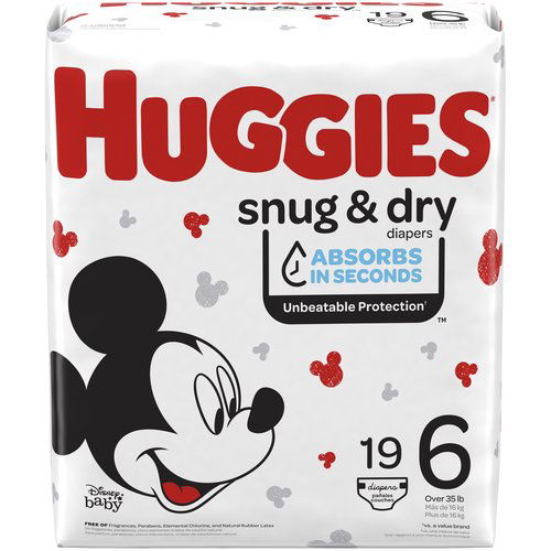 Huggies Snug & Dry Diapers, Size 6