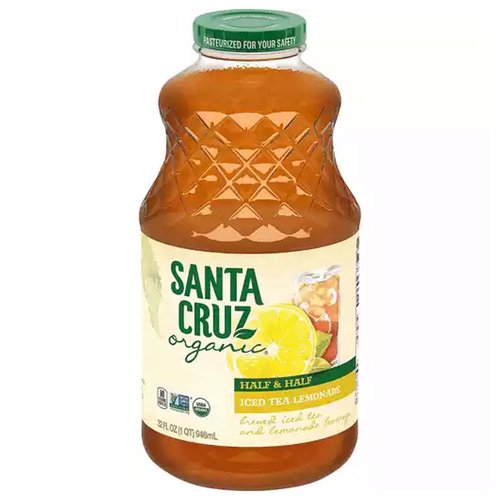 Santa Cruz Organic Lemonade Iced Tea, Half & Half
