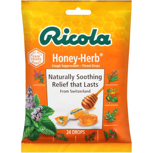 Ricola Honey-Herb Cough Suppressant Throat Drops