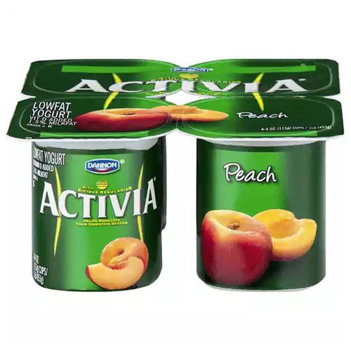 Dannon Activia Peach Yogurt