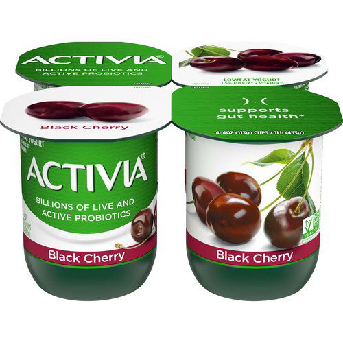 Dannon Activia Black Cherry Blended Yogurt