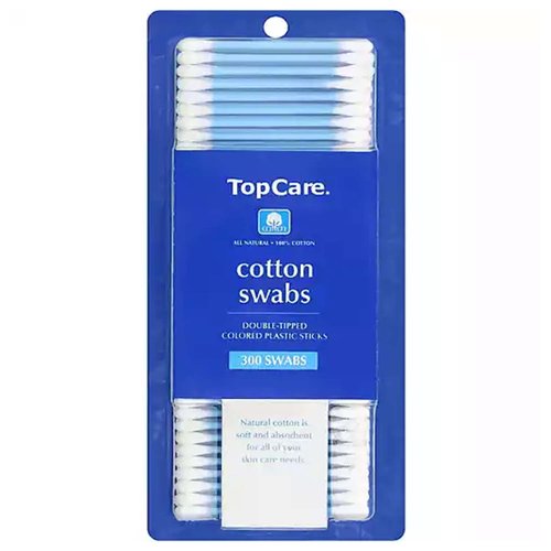 TopCare Cotton Swabs, Double Tipped