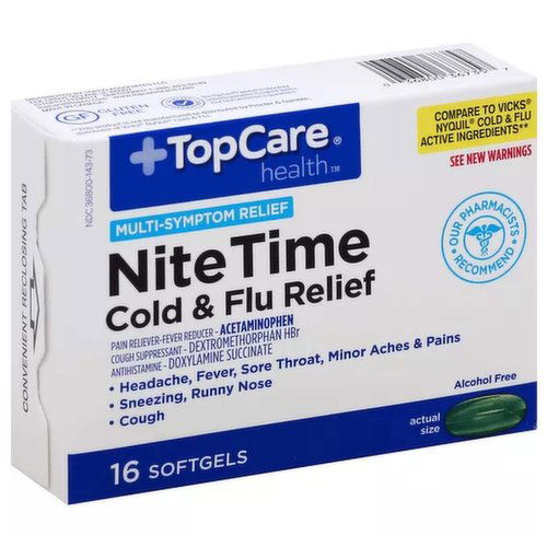 TopCare Nitetime Cold & Flu Pe Gel