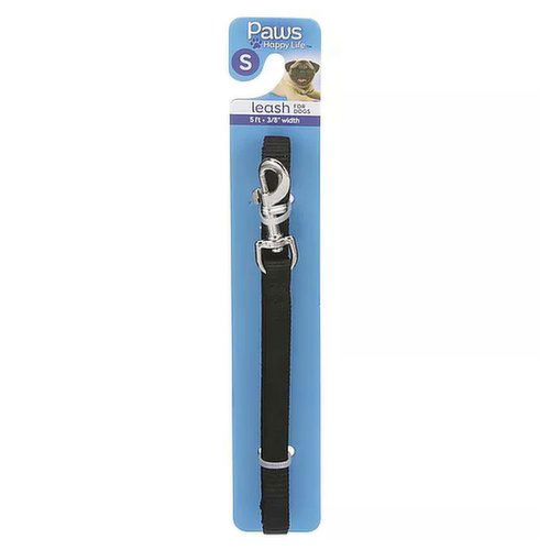 Paws Nylon Dog Leash Small