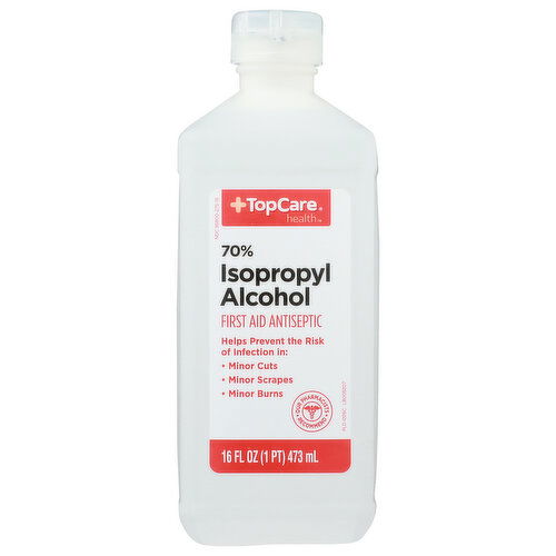 TopCare Health 70% Isopropyl Alcohol First Aid Antiseptic
