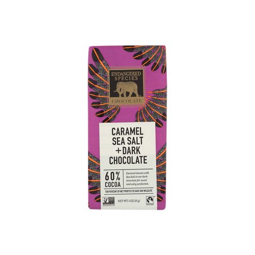 Endangered Species Chocolate Bar, Caramel & Sea Salt