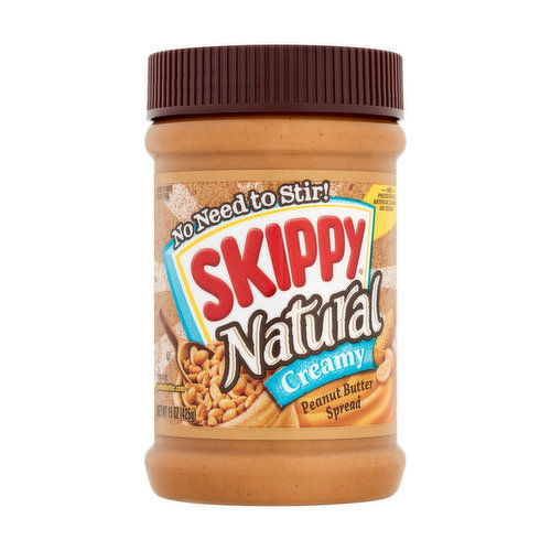 Skippy Natural Creamy Peanut Butter