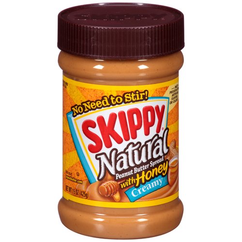 Skippy Natural with Honey Creamy