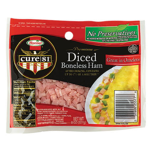 Hormel Cure 81 Diced Ham, Boneless