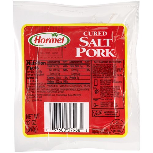 Hormel Cured Salt Pork