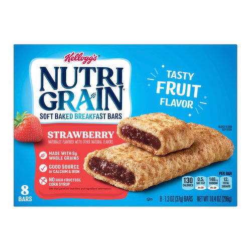 Nutri-Grain Strawberry Soft Baked Breakfast Bars