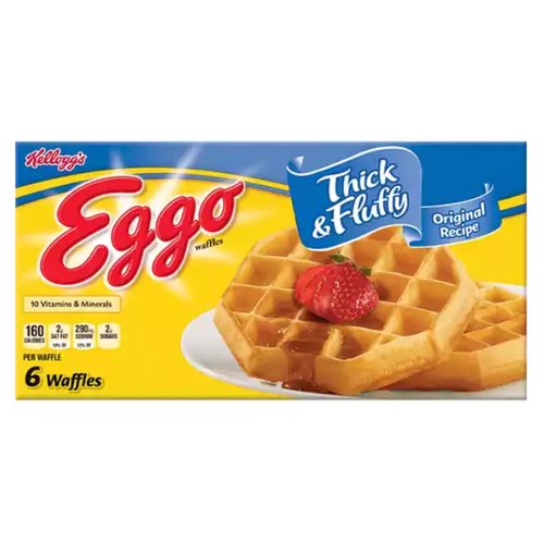 Eggo Breakfast Thick and Fluffy Frozen Waffles