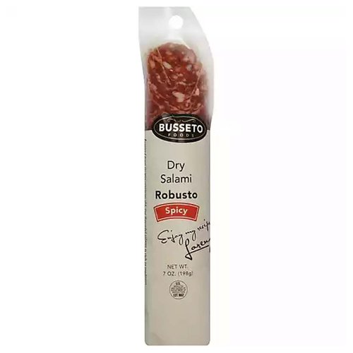 Busseto Foods Dry Salami, Robusto, Spicy