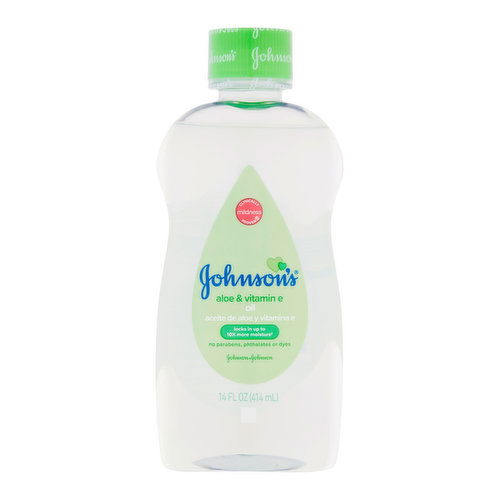 Johnson's Baby Oil, Aloe Vera