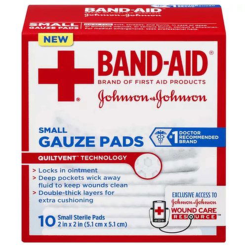 Band-Aid Small Sterile Gauze Pads