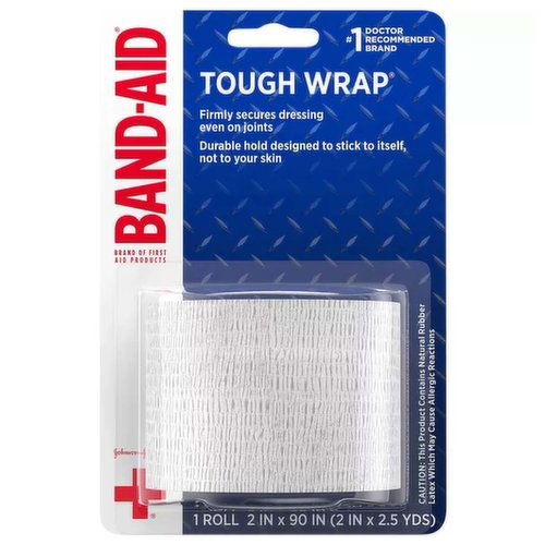 Band-Aid Secureflex Wrap Medium, 2X2.5